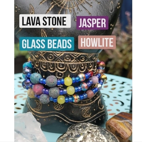 Colorful Handcrafted Beaded Bracelets - Pick One - Picture 12 of 16